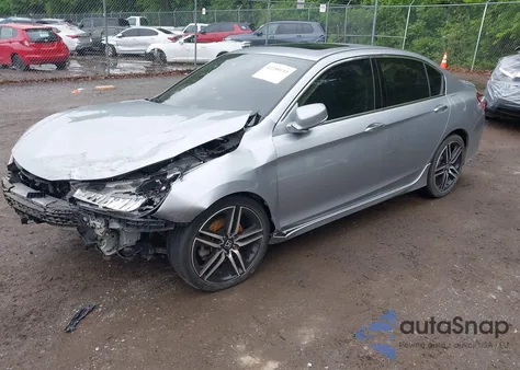 2017 Honda Accord Touring V6 из США, поврежденный, VIN 1HGCR3F92HA039397